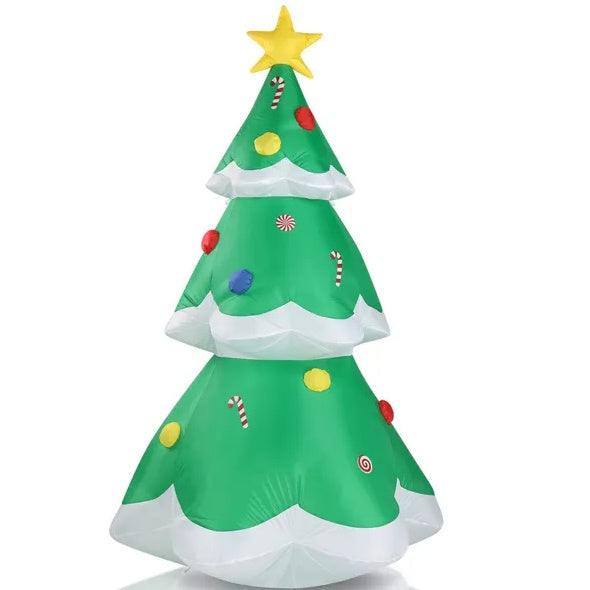 6.9 FT Lighted Inflatable Christmas Tree